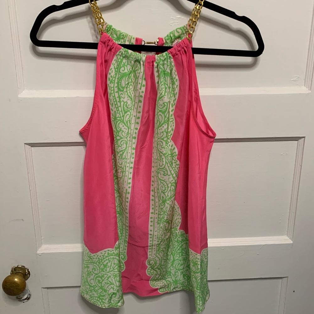 Lilly Pulitzer silk tank